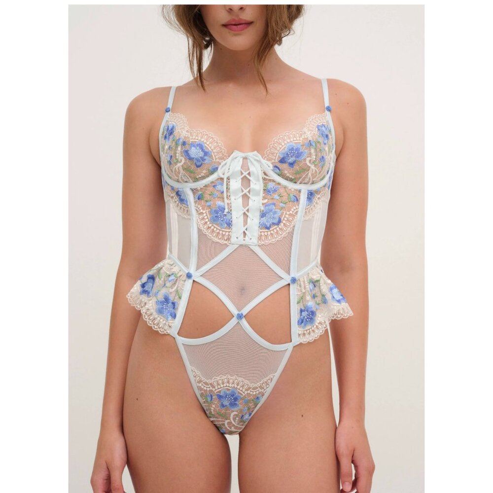 For Love And Lemons Festival Rose Teddy size XS NWT